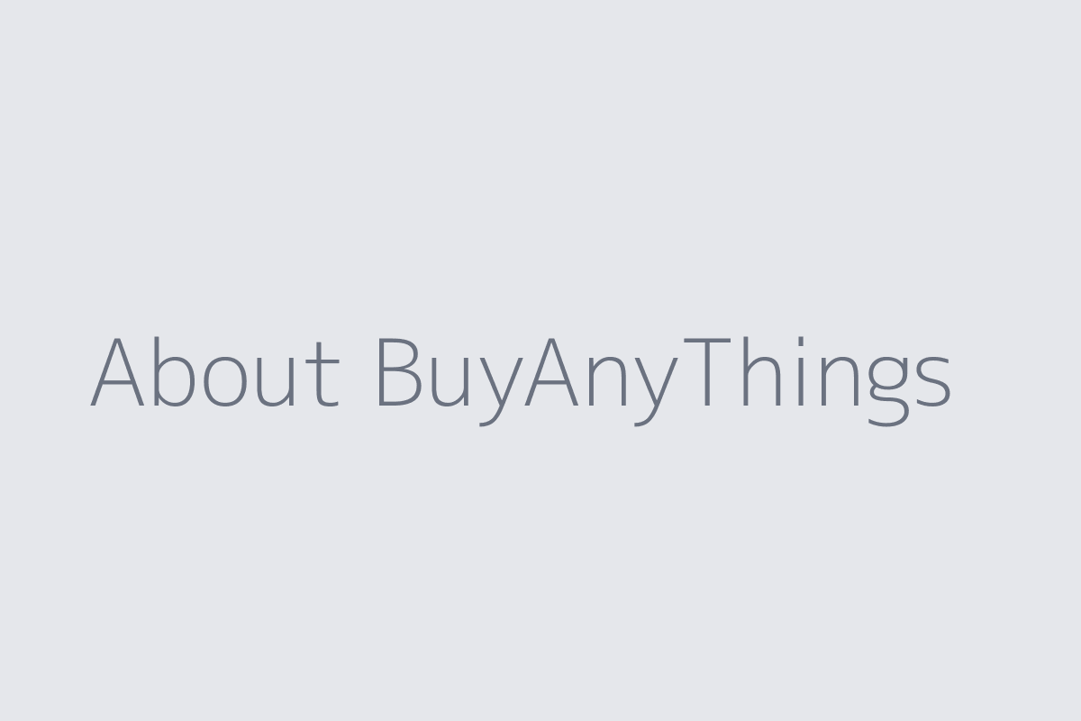 About BuyAnyThings